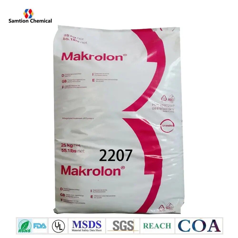 Covestro PC 2207 Makrolon Polycarbonate Transparent Injection Molding MFR 9-35 high flow weather UV resistant