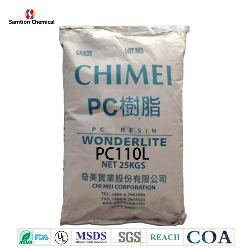 ChiMei PC 110L Anti-uv Grade Plastic Material For Automotive Lampshades and Automotive Applications Polycarbonate Transparent